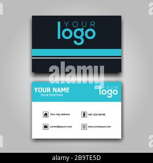 Vettoriale moderno Creative e Clean Business Card Illustrazione Vettoriale