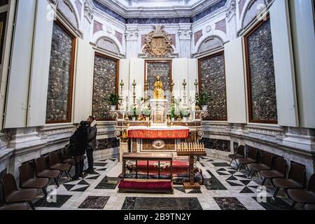 Cappella dei Martiri, Cattedrale di Otranto, Oranto, Provincia di Lecce, Italia Foto Stock