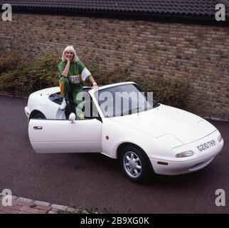 Diana Moran la dea verde della BBC Breakfast TV Foto Stock