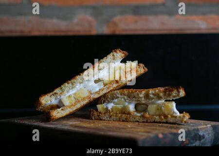 Sandwich di dadi di Fluffer Foto Stock