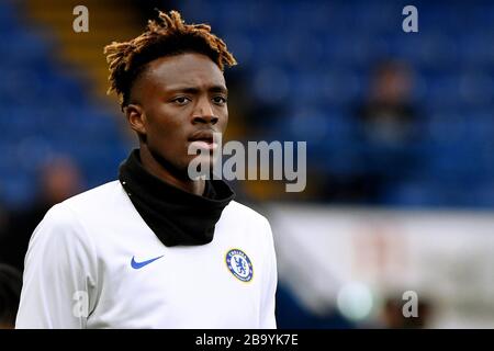 Tammy Abraham of Chelsea - Chelsea v Burnley, Premier League, Stamford Bridge, Londra, Regno Unito - 11 gennaio 2020 solo per uso editoriale - si applicano restrizioni DataCo Foto Stock