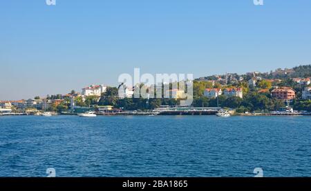 Buyukada, una delle isole dei principi, chiamata anche Adalar, nel mare di Marmara al largo della costa di Istanbul Foto Stock