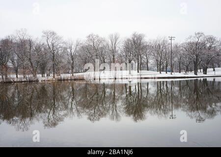 Kosciuszko Park, Milwaukee Wisconsin. Foto Stock