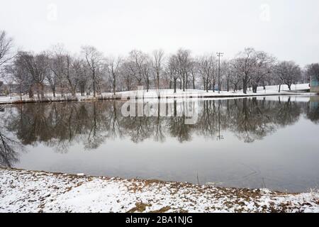 Kosciuszko Park, Milwaukee Wisconsin. Foto Stock