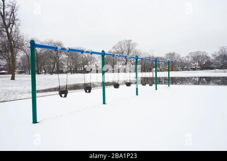 Kosciuszko Park, Milwaukee Wisconsin. Foto Stock