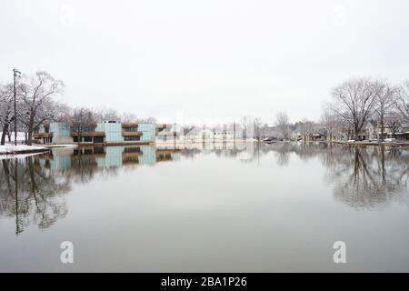 Kosciuszko Park, Milwaukee Wisconsin. Foto Stock