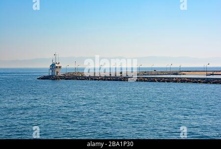 Heybeliada, una delle isole dei principi, chiamata anche Adalar, nel mare di Marmara al largo della costa di Istanbul Foto Stock