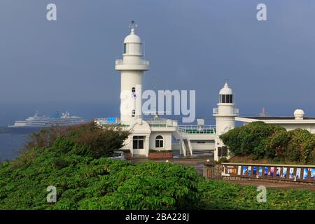Sanji faro, Jeju City, Jeju Island, Corea del Sud, Asia Foto Stock