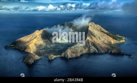 Neuseeland, Isola Bianca, Heisse Quellen, Vulkanismus, aktiver Vulkan, Foto Stock