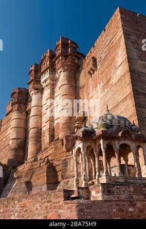 Forte Mehrangarh Jodhpur Rajasthan in India Foto Stock