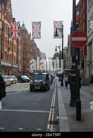 Taxi di Londra Foto Stock