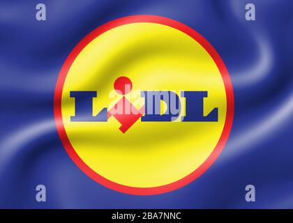 Logo di Lidl Foto Stock