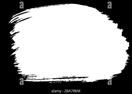 Abstract decorativo Black & White Edge. Digitare testo all'interno, utilizzare come sovrapposizione o per livello/maschera di ritaglio Foto Stock