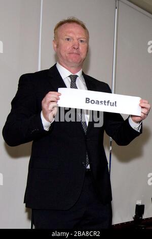 Alex McLeish disegna la lista di partenza per la William Hill Ayr Gold Cup Foto Stock