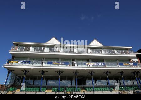 Vista generale dell'Ippodromo di Ayr Foto Stock