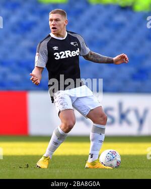 Martyn Waghorn della Derby County in azione Foto Stock