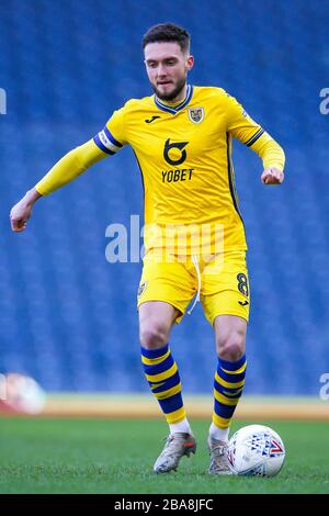 Matt Grimes di Swansea City durante la partita del Campionato Sky Bet a Ewood Park Foto Stock