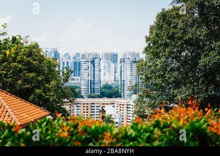 SINGAPORE, 30 Apr 2018 - Vista strada Foto Stock
