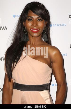 08 giugno 2018 - Londra, Inghilterra, Regno Unito - Diva Awards 2018 al Waldorf Hilton Hotel Photo Shows: Sinitta Foto Stock