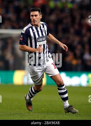 West Bromwich Albion di Gareth Barry Foto Stock