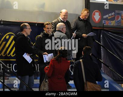 Vista generale dei corridori nelle tribune Foto Stock