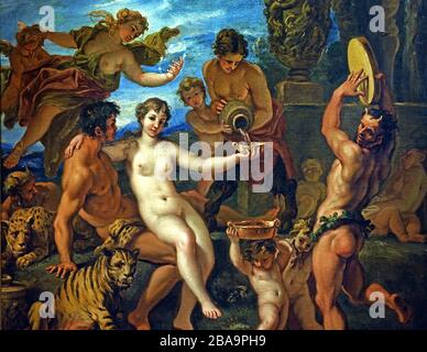 Bacchus e Ariadne 1691-1694 Sebastiano Ricci Anthony -Sebastiano Ricci Antoine 1659-1734 Italia Italiano Foto Stock