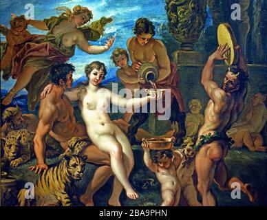 Bacchus e Ariadne 1691-1694 Sebastiano Ricci Anthony -Sebastiano Ricci Antoine 1659-1734 Italia Italiano Foto Stock