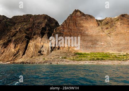 Island Cliff, Cabo Girao in Portogallo Foto Stock