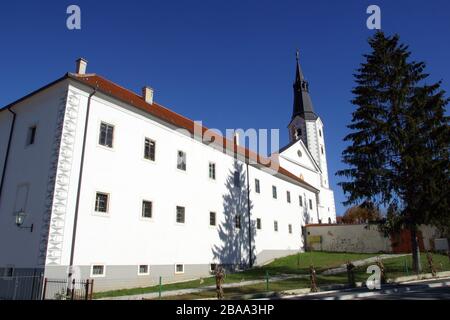 Chiesa dell'Annunciazione della Vergine Maria a Klanjec, Croazia Foto Stock