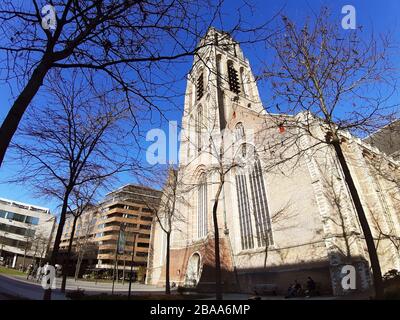 antica e famosa chiesa di rotterdam in olanda Foto Stock