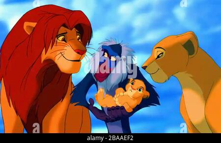 Film THE LION KING 1994 Walt Disney Pictures Foto Stock