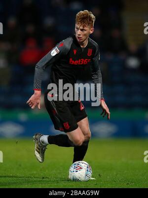 Sam Clucas di Stoke City in azione contro Blackburn Rovers Foto Stock