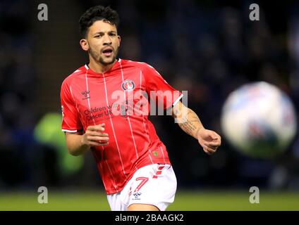 Macauley Bonne di Charlton Athletic in azione Foto Stock