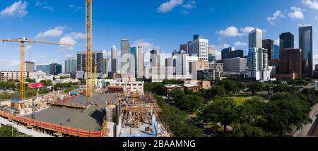 Paesaggio urbano di Houston, Texas, Stati Uniti Foto Stock