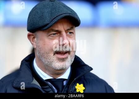 Keith Hill, responsabile di Bolton Wanderers, prima della partita Foto Stock