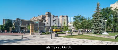 Centro commerciale East Campus, University of Wisconsin, Madison, Dane County, Wisconsin, Stati Uniti Foto Stock