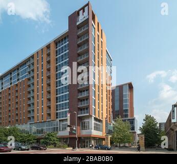 Centro commerciale East Campus della University of Wisconsin-Madison, Madison, Dane County, Wisconsin, Stati Uniti Foto Stock