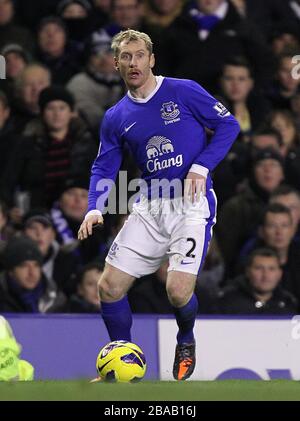 Tony Hibbert, Everton Foto Stock