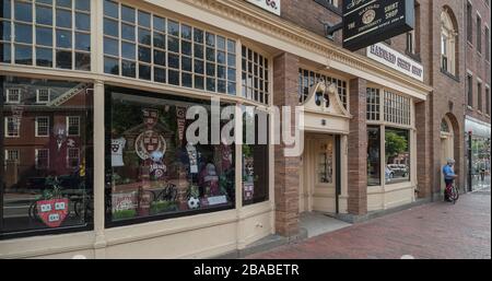 Vetrina su Harvard Square, Boston, Massachusetts, USA Foto Stock