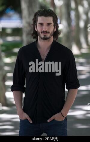 L'attore spagnolo Yon Gonzalez si pone durante la prima del film `Matar el Tiempo´ a Madrid, Spagna. 27 maggio 2015. (ALTERPHOTOS/Victor Blanco) Foto Stock