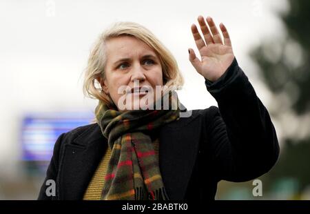 Chelsea manager Emma Hayes Foto Stock