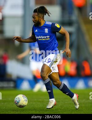 Jacques Maghoma di Birmingham City durante il Campionato Sky Bet presso il Trillion Trophy Stadium di St Andrew Foto Stock