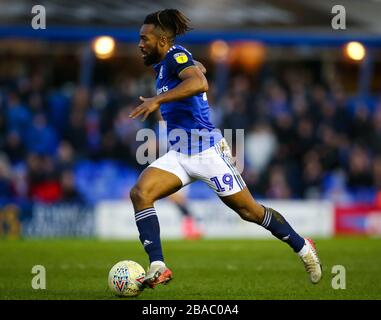 Jacques Maghoma di Birmingham City durante il Campionato Sky Bet presso il Trillion Trophy Stadium di St Andrew Foto Stock