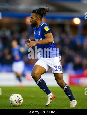 Jacques Maghoma di Birmingham City durante il Campionato Sky Bet presso il Trillion Trophy Stadium di St Andrew Foto Stock