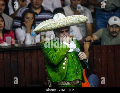 Vicente Fernandez en el palenque de la Expo Gan sonora. 16may2009. Foto Stock