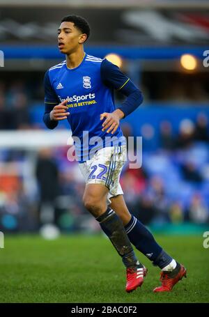 Jude Bellingham di Birmingham City durante il campionato Sky Bet presso il Trillion Trophy Stadium di St Andrew Foto Stock