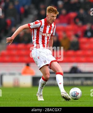 Sam Clucas di Stoke City in azione Foto Stock