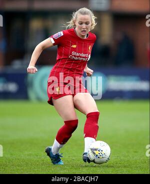 Liverpool's Jemma Purfield in azione Foto Stock
