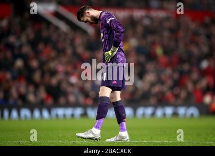 Il Manchester United portiere David de Gea Foto Stock