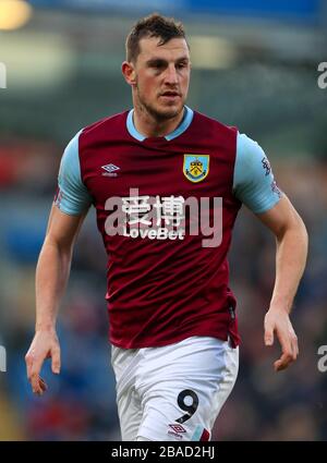 Burnley's Chris Wood Foto Stock